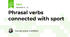 Phrasal verbs connected with sport