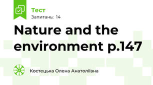 Nature and the environment p.147