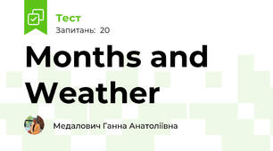 Months and Weather 