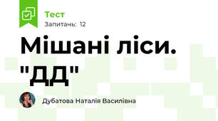 Мішані ліси. "ДД"
