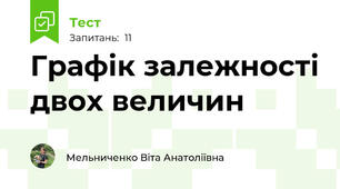 Графік залежності двох величин