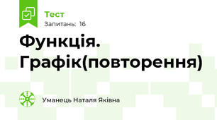 Функція. Графік(повторення)