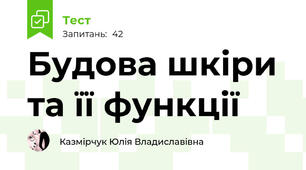 Будова шкіри та її функції
