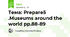 Тема: Prepare5 .Museums around the world pp.88-89 