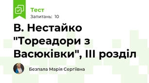 В. Нестайко "Тореадори з Васюківки", ІІІ розділ