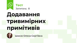  Додавання тривимірних примітивів