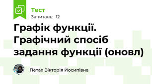 Графік функції. Графічний спосіб задання функції (оновл)
