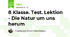8 Klasse. Test. Lektion - Die Natur um uns herum