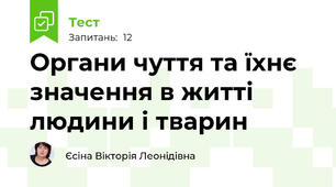Органи чуття та їхнє значення в житті людини і тварин