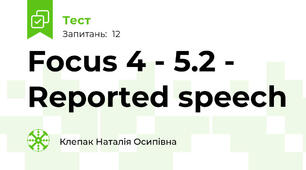 Focus 4 - 5.2 - Reported speech