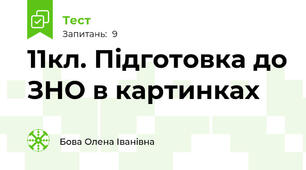 11кл. Підготовка до ЗНО в картинках