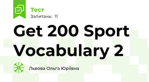 Get 200 Sport Vocabulary 2