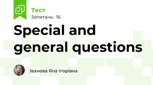Special and general questions