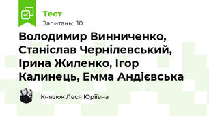 Володимир Винниченко, Станіслав Чернілевський, Ірина Жиленко, Ігор Калинець, Емма Андієвська
