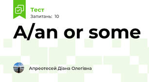 A/an or some