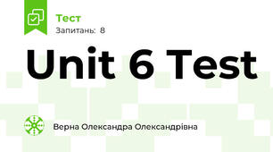 Unit 6 Test