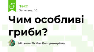 Чим особливі гриби?