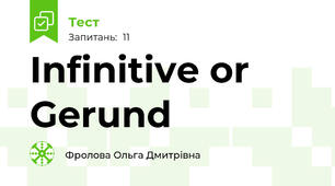 Infinitive or Gerund