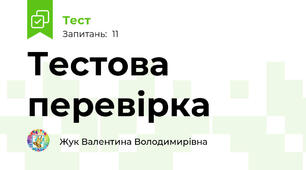 Тестова перевірка