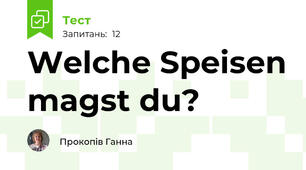 Welche Speisen magst du?