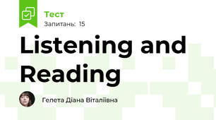 Listening and Reading