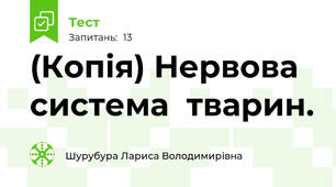(Копія) Нервова система  тварин.
