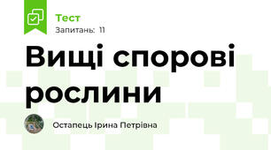  Вищі спорові рослини