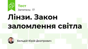 Лінзи. Закон заломлення світла