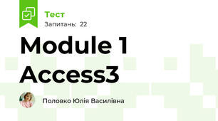 Module 1 Access3