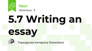 5.7 Writing an essay
