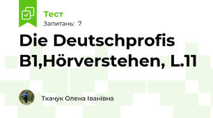 Die Deutschprofis B1,Hörverstehen, L.11