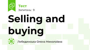 Selling and buying 