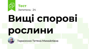  Вищі спорові рослини