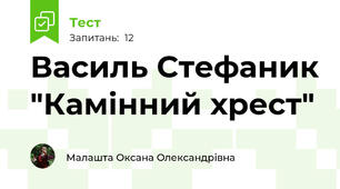   Василь Стефаник "Камінний хрест"