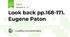 Look back pp.168-171. Eugene Paton
