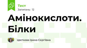 Амінокислоти. Білки