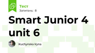 Smart Junior 4 unit 6