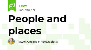 People and places