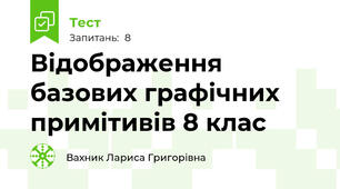 Відображення базових графічних примітивів 8 клас