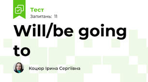  Will/be going to
