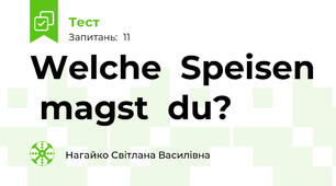 Welche  Speisen  magst  du?