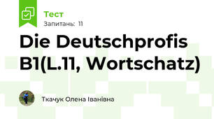 Die Deutschprofis B1(L.11, Wortschatz)