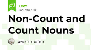 Non-Count and Count Nouns 