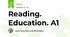 Reading. Education. A1