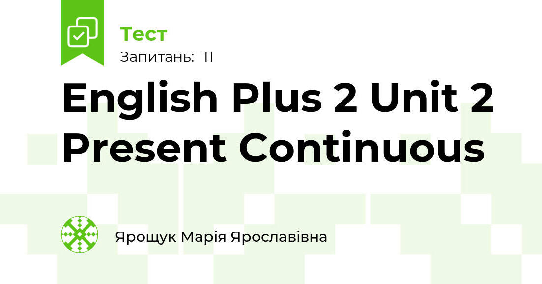 Sprawdzian New English Plus 2 Unit 2