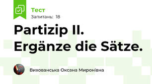Partizip II. Ergänze die Sätze.
