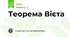  Теорема Вієта