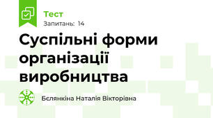 Суспільні форми організації виробництва