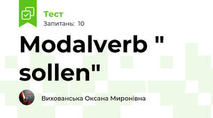 Modalverb " sollen"