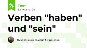 Verben "haben" und "sein"